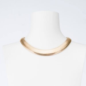 Collana girocollo tubo gas oro