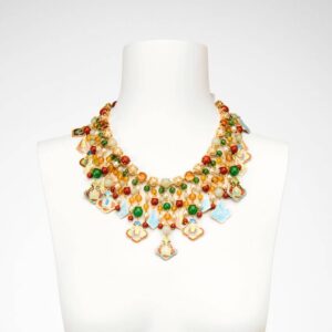 collana girocollo cascata smalto
