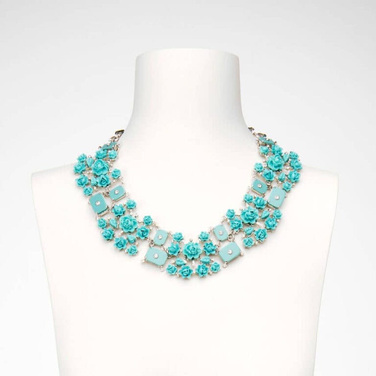 collana girocollo turchese