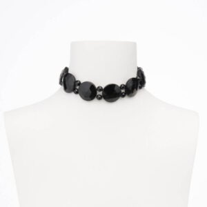 collarino chocker nero