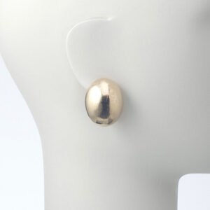 orecchino clip ovale oro