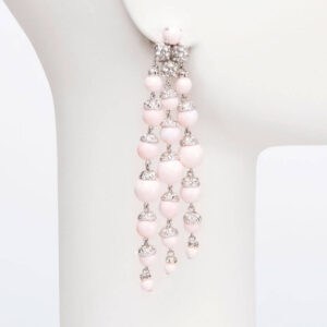 orecchino clip pendente pelle angelo