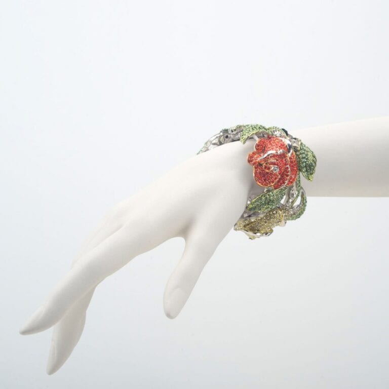 Bracciale rigido rose multicolor