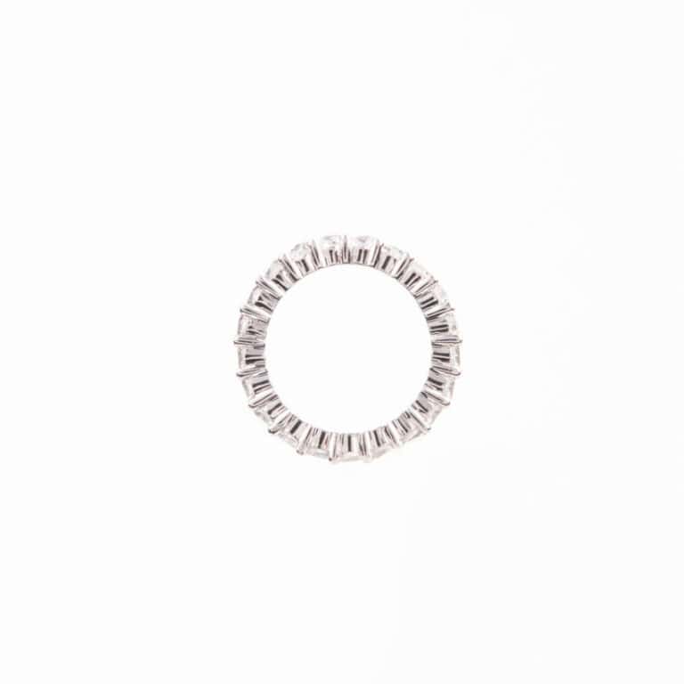 Anello fedina eternelle di zirconi 4