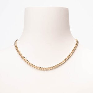 Collana girocollo mini groumette argento oro