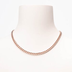 Collana girocollo mini groumette argento oro rosa