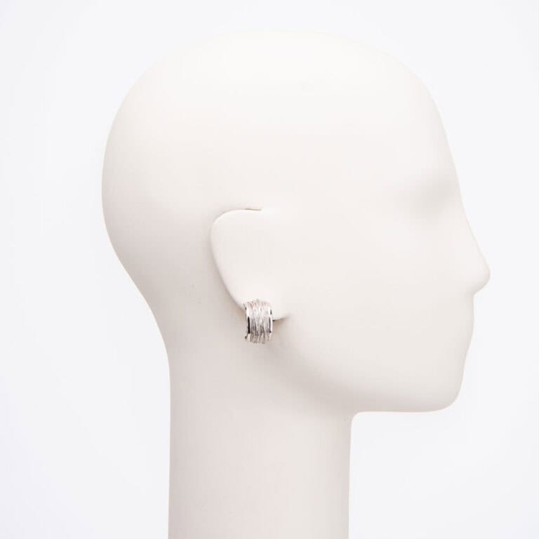 Orecchini clip filo vita argento 2