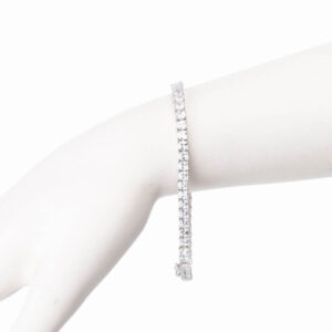 Braccialetto tennis modello carré argento zirconi 1