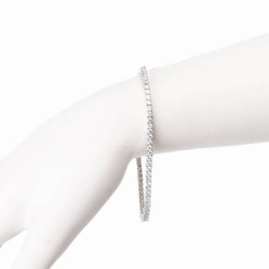 Braccialetto tennis modello classico 4 griffe taglia S