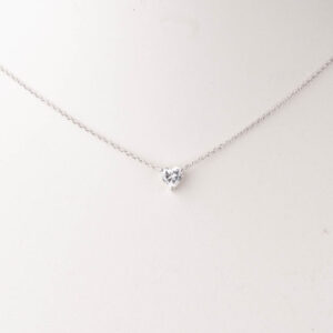 Collana girocollo argento ciondolo cuore 1