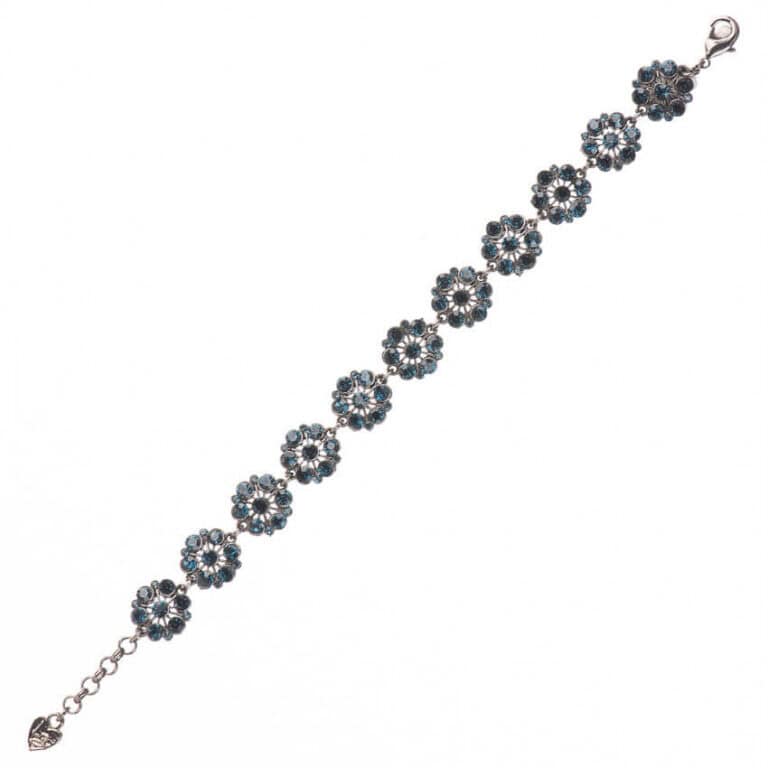 Bracciale cristalli color blu scuro 03