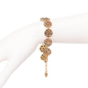 Bracciale cristalli color oro 01