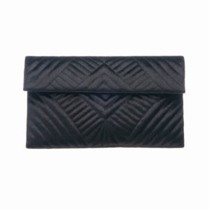 Pochette velluto trapuntato colore nero 01