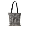 Pochette maglia cristalli argento brunito modello shopper taglia L 0